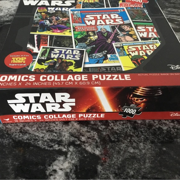 New, Disney Star Wars Comics Collage Puzzle 1000 pieces, NEW unopened. - Picture 3 of 5